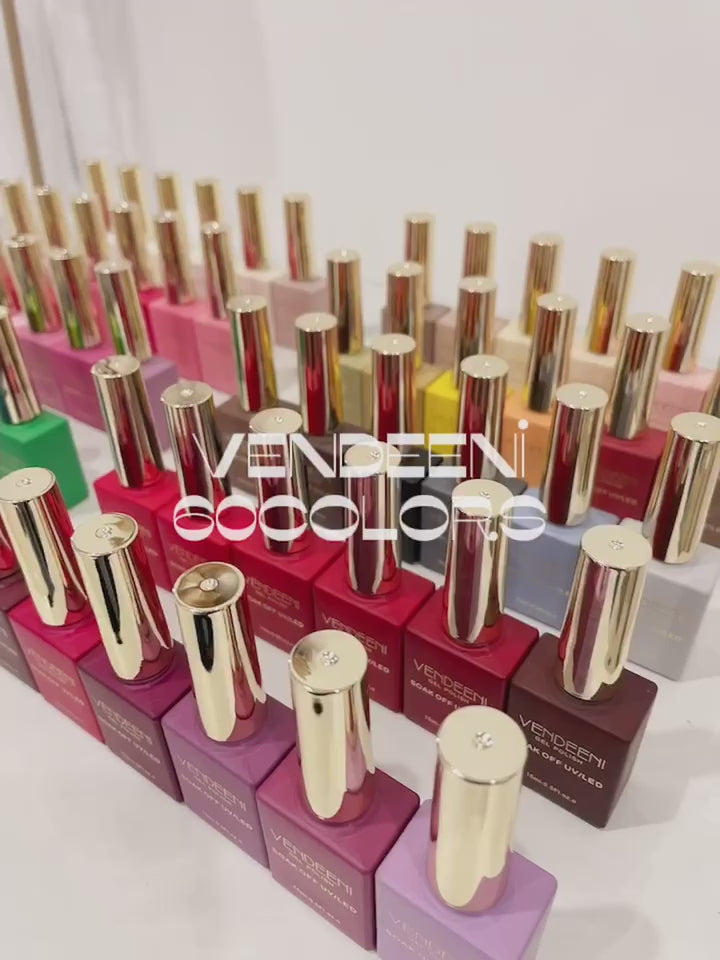 Vendeeni 60 Colours Set + Free Colour Chart