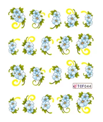 Flower Nail Decal