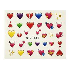Heart Nail Decal