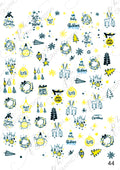Nail decal PM44 christmas