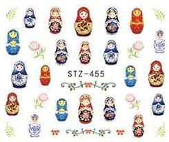 Russian Dolls Nail Decal