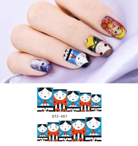 Russian Dolls Nail Decal