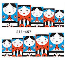Russian Dolls Nail Decal