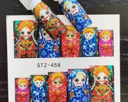 Russian Dolls Nail Decal