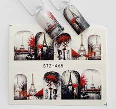 Paris Eiffel Tower Nail Decal