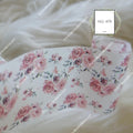 Floral Foil Nail Transfer