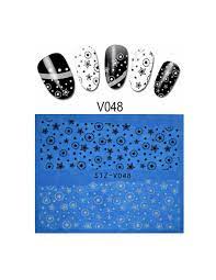 Stars Lace Nail Decal