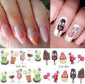 Desert Ice cream Cupcakes Nail Decal