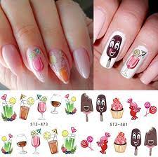 Desert Ice cream Cupcakes Nail Decal