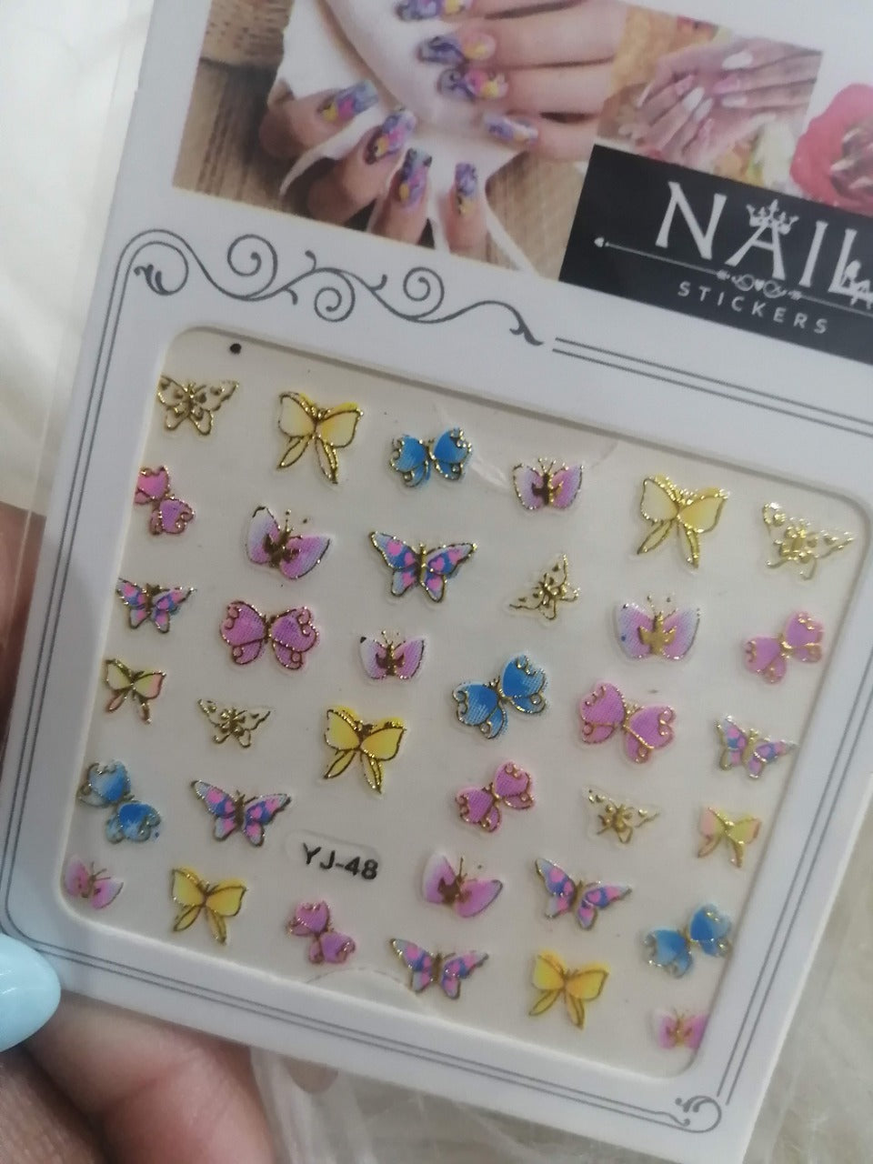 Butterfly Nail Art Sticker