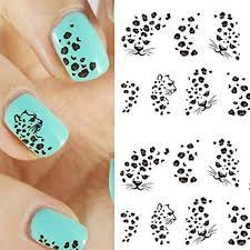 Cheetah Animal Nail Decal