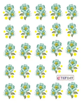 Flower Nail Decal