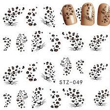 Cheetah Animal Nail Decal