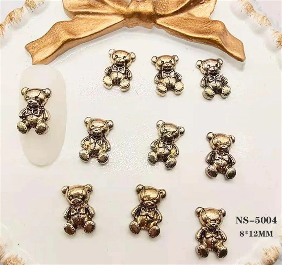 Teddy Bear Charms Nail Art Decoration