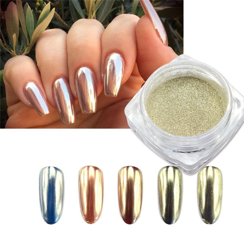 Champagne Chrome Nail Powder