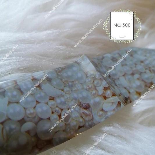 Pearl Marble Shell Foil Nail Transfer