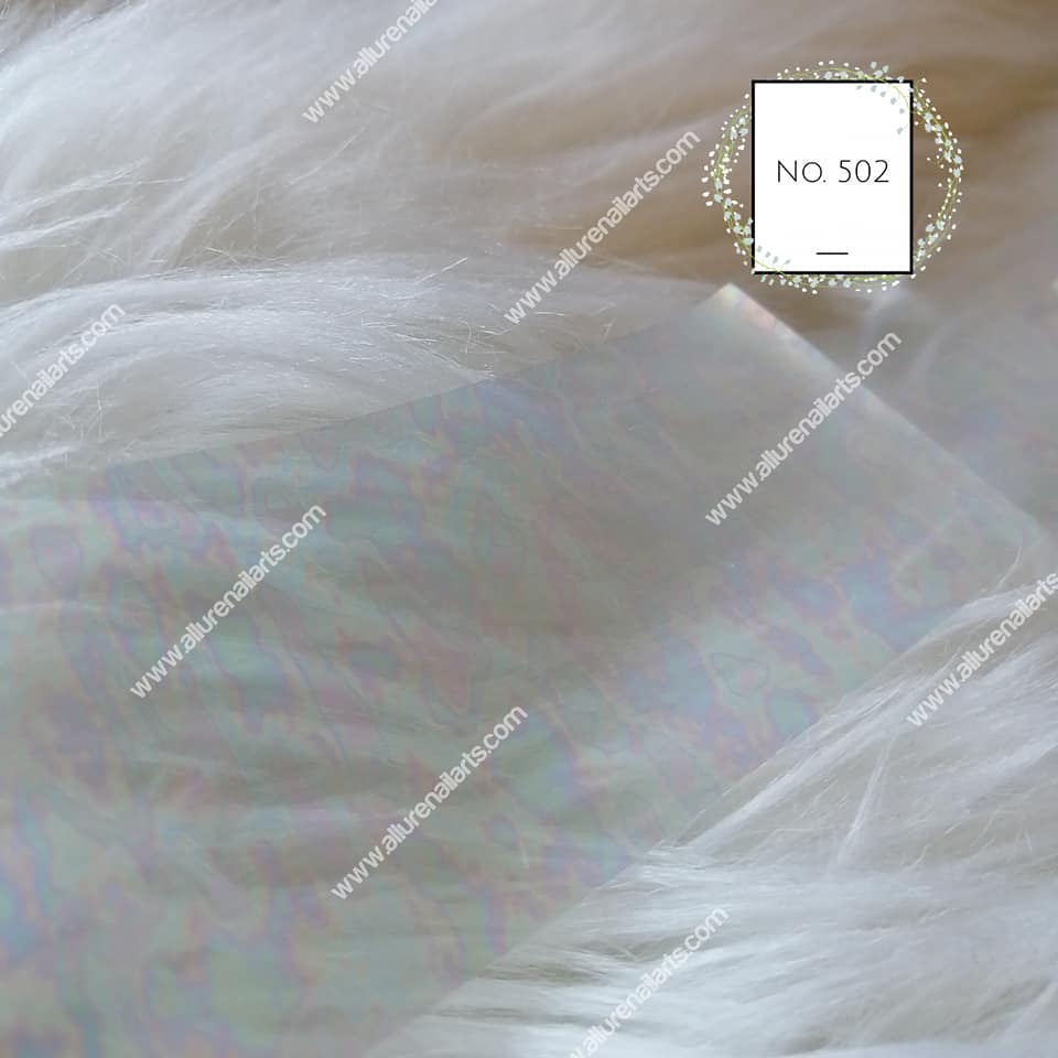 Marble Shell Foil Nail Transfer