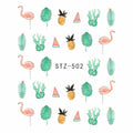 Cactus Flamingo Animal Nail Decal