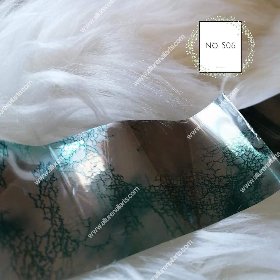 Marble Shell Foil Nail Transfer