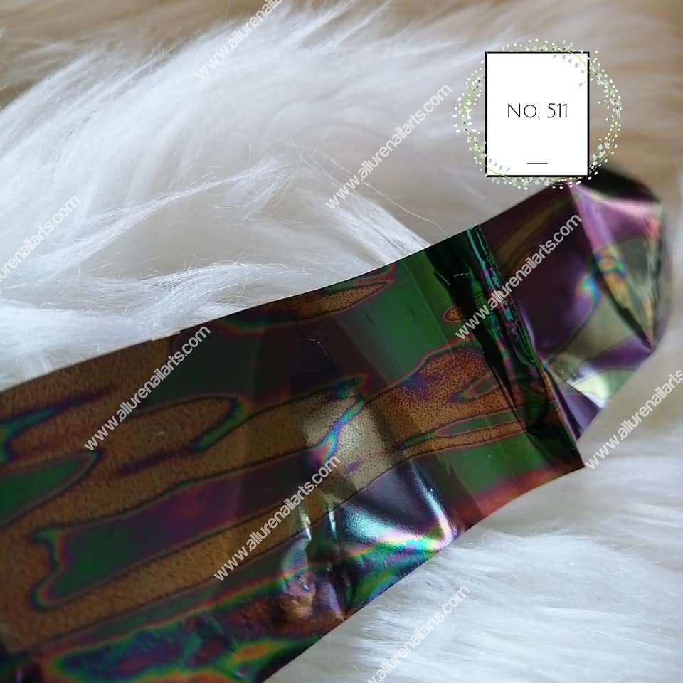 Marble Shell Foil Nail Transfer