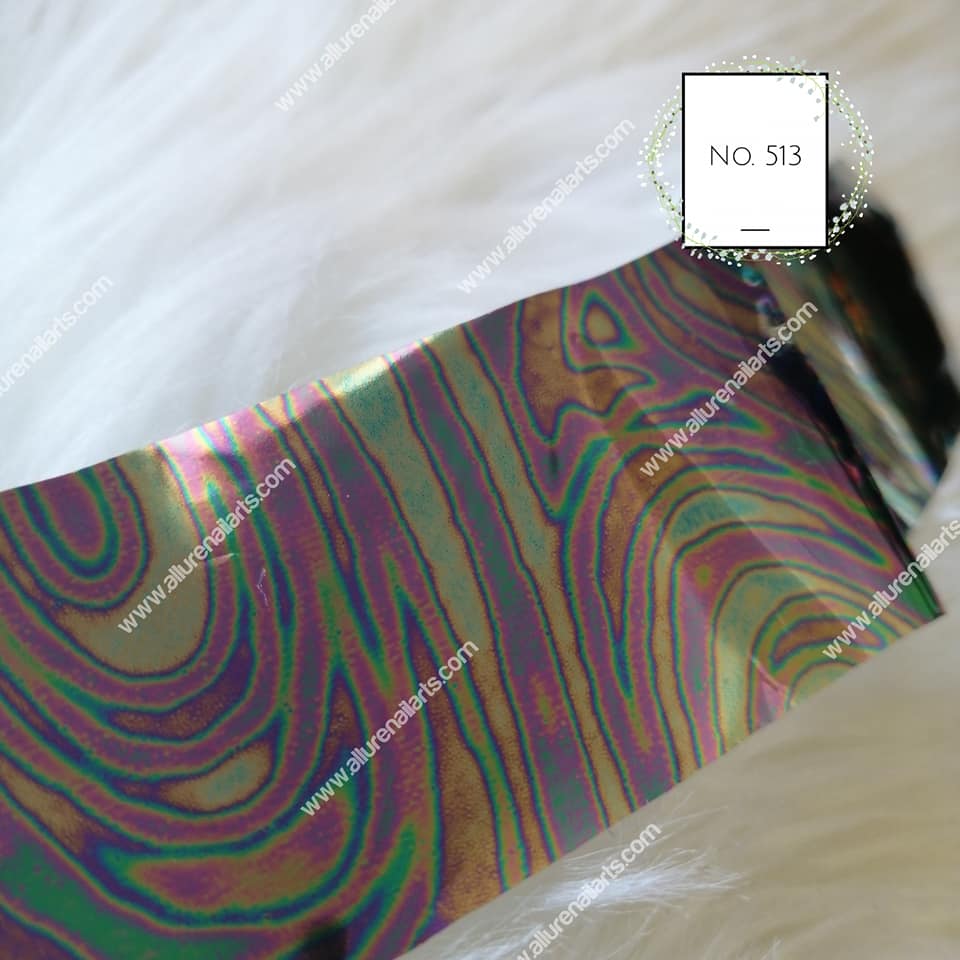 Marble Shell Foil Nail Transfer