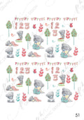 Nail decal PM51 Tatty