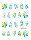 Flower Nail Decal