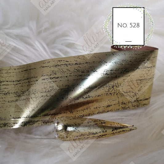 Antique Foil Nail Transfer