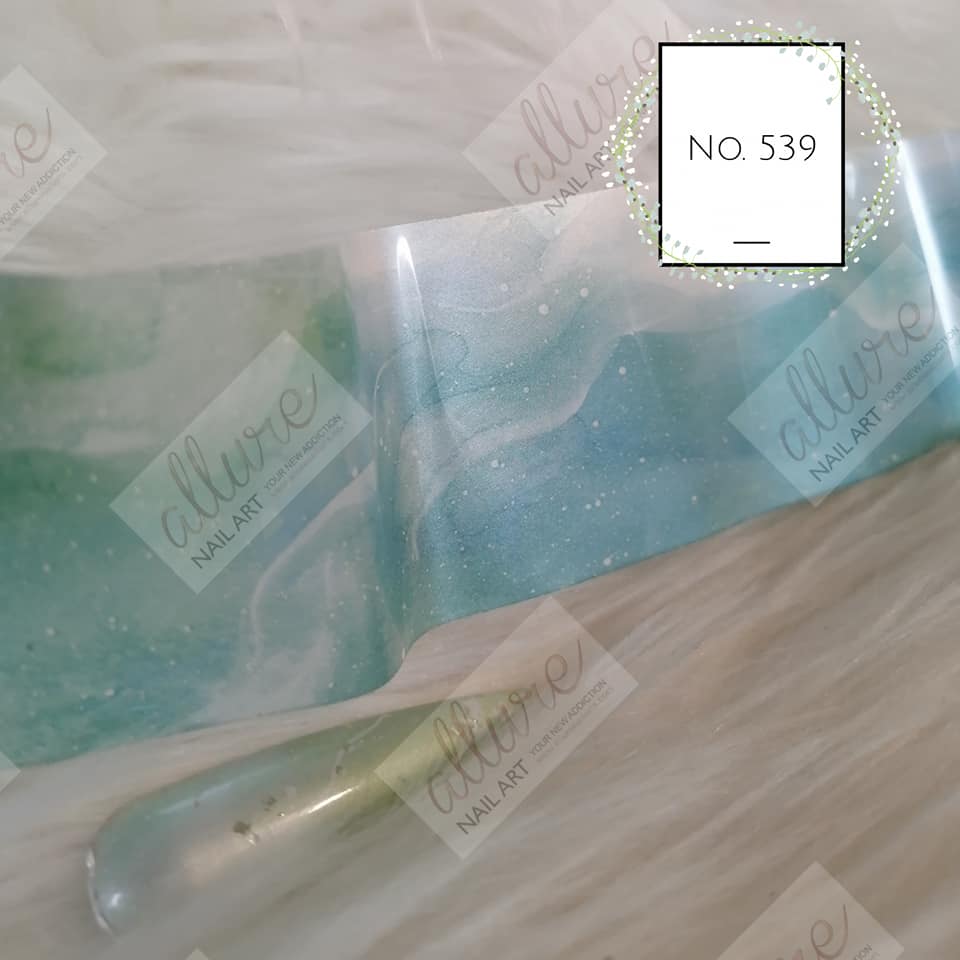 Marble Foil Nail Transfer