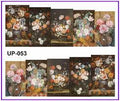 Floral Flower Oil Painting Nail Decal