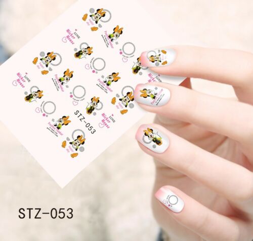Mickey Mouse Minnie Mouse Nail Decal