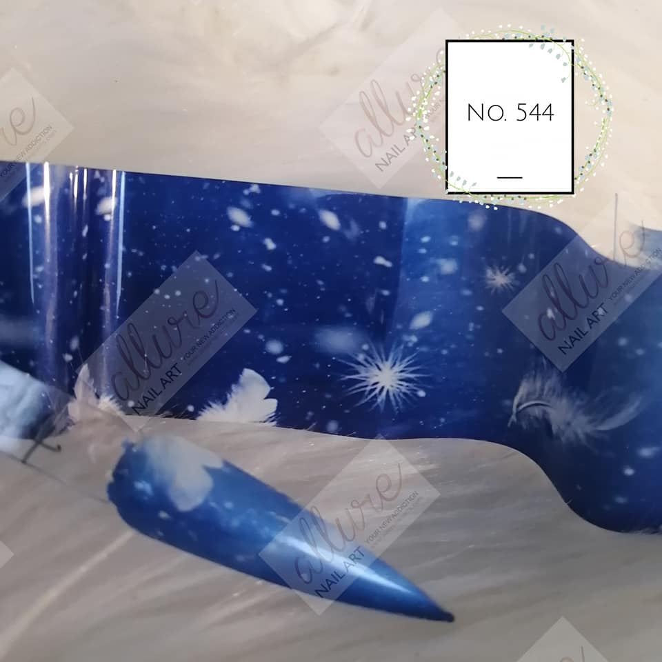 Marble Foil Nail Transfer
