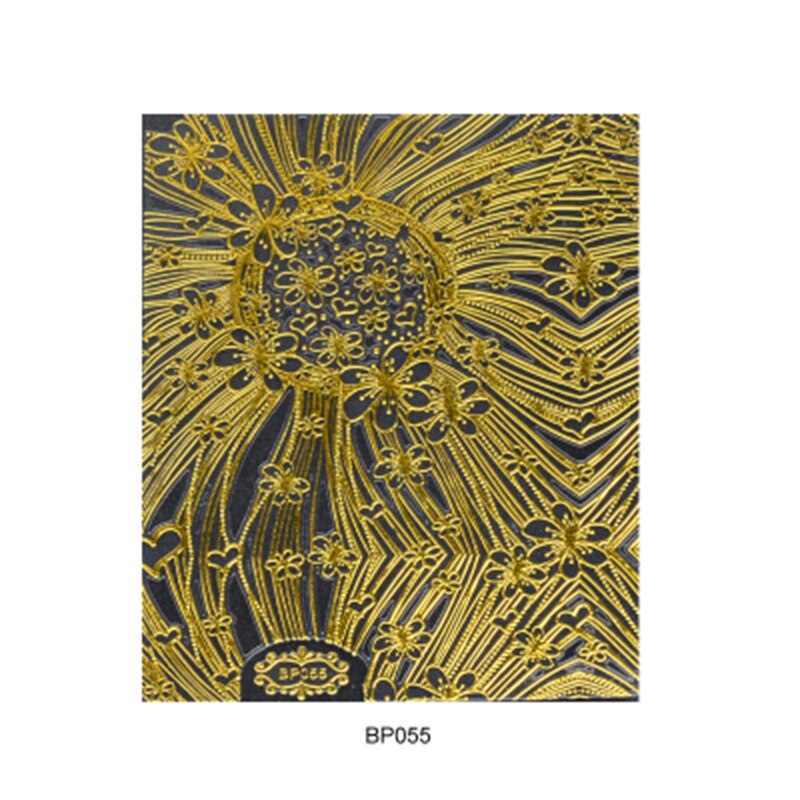 3D Embos Geometric Nail Art Sticker