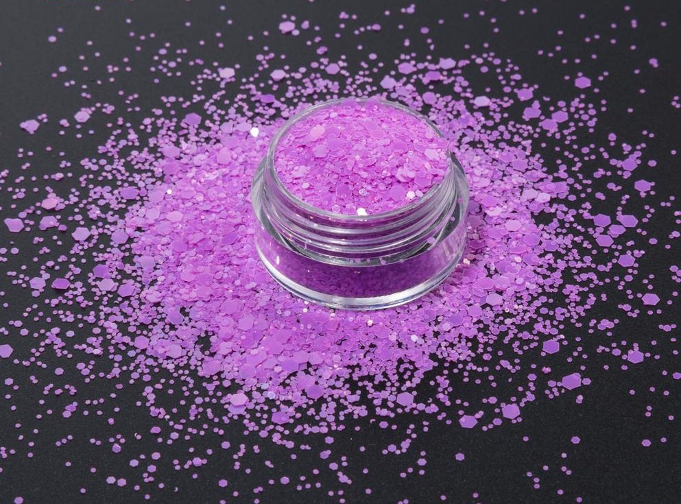 Lilac Confetti Chunky Glitter