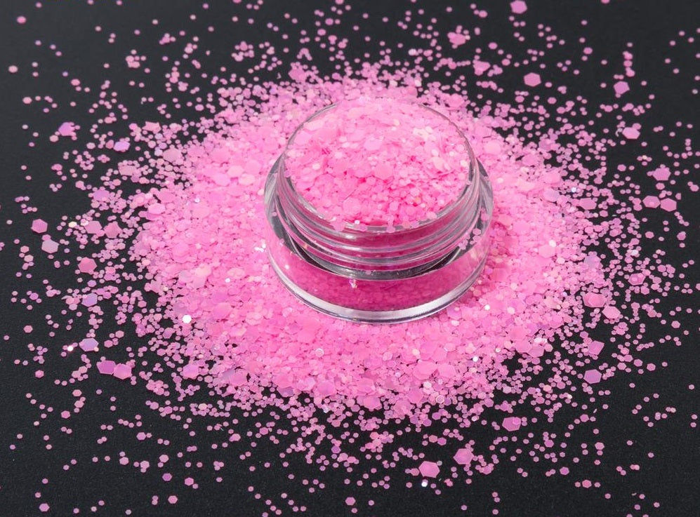 Pink Tickles Chunky Glitter