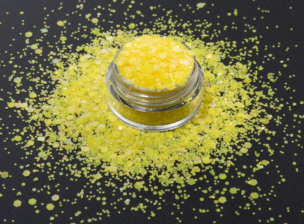 Yellow Sunshine Chunky Glitter