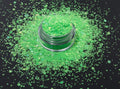 Neon Green Chunky Glitter