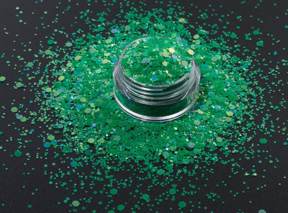 Morning Grass Chunky Glitter