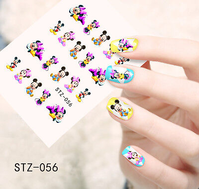 Mickey Mouse Minnie Mouse Nail Decal