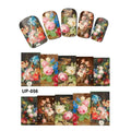 Floral Flower Oil Painting Nail Decal