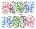 Flower Nail Decal