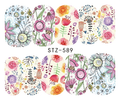 Flower Nail Decal