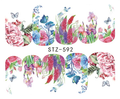 Flower Nail Decal