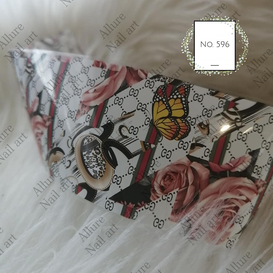 Fashion Brand Cartoon Foil Nail Transfer