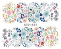 Flower Nail Decal