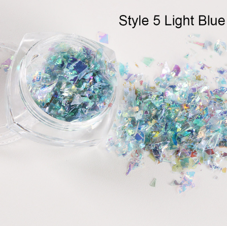 Mylar Nail Art Shards