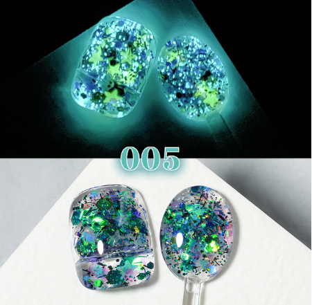 Glow in the dark Glitter Gel 10g