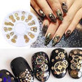 Alloy Steam Punk Nail Wheel Tray