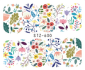 Flower Nail Decal
