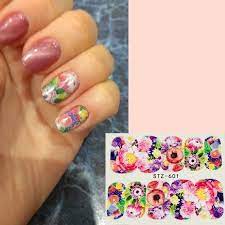 Flower Nail Decal